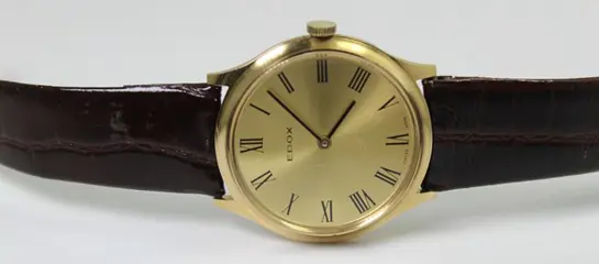 Edox - Swiss Made Gold Plated - 40771-821 - Heren - 1960-1969