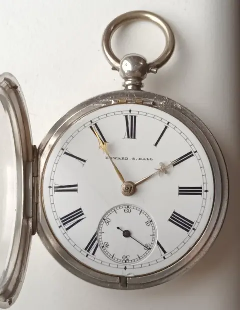 Edward. S. Hall - pocket watch NO RESERVE PRICE - Heren - 1850-1900