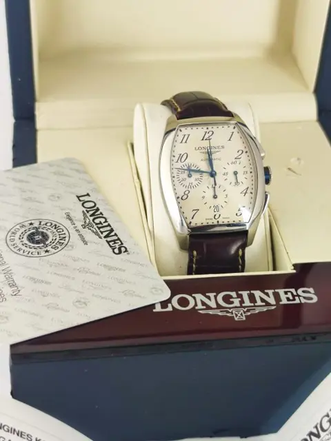 Longines - Evidenza Automatic Chronograph - L2.643.4 - Heren - 2000-2010