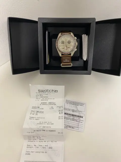 Swatch - Omega MoonSwatch Mission to Saturn - S033T100 - Unisex - 2022