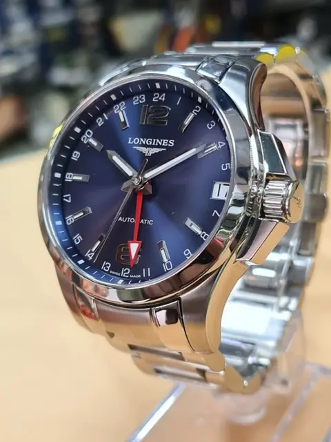 Longines - Conquest GMT - L3.687.4 - Heren - 2011-heden