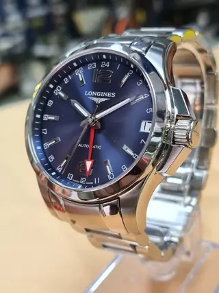 Longines - Conquest GMT - L3.687.4 - Heren - 2011-heden