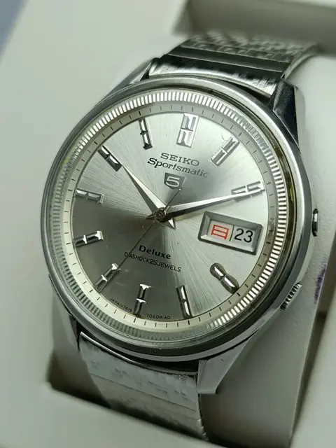 Seiko - SPORTSMATİC DELUXE DİASHOCK - 7619-7010 - Heren - 1970-1979