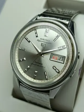Seiko - SPORTSMATİC DELUXE DİASHOCK - 7619-7010 - Heren - 1970-1979