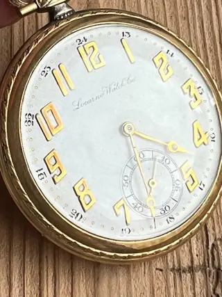 Locarno Watch Co - Art-Deco zakhorloge - NO RESERVE PRICE - Heren - 1901-1949