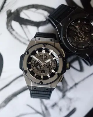 Hublot - King Power Unico Titanum Skeleton - Ref. 701.NX.0170.RX - Heren - 2011-heden
