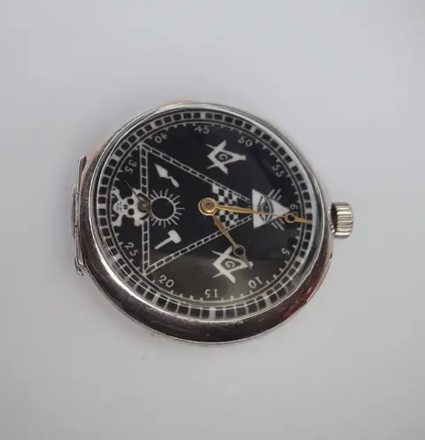 Omega - "Silver Masonic" - Pocket watch NO RESERVE PRICE - Unisex - 1901-1949