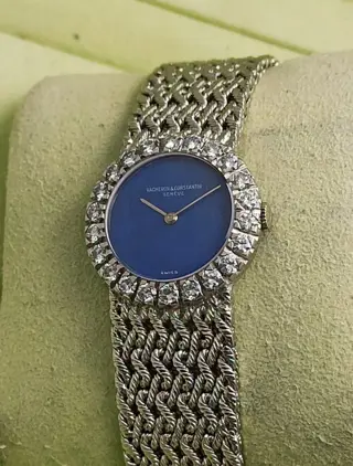 Vacheron Constantin - Lapis Lazuli Dial 4.2 CT Fullriver Diamond's - Dames - 1970-1979