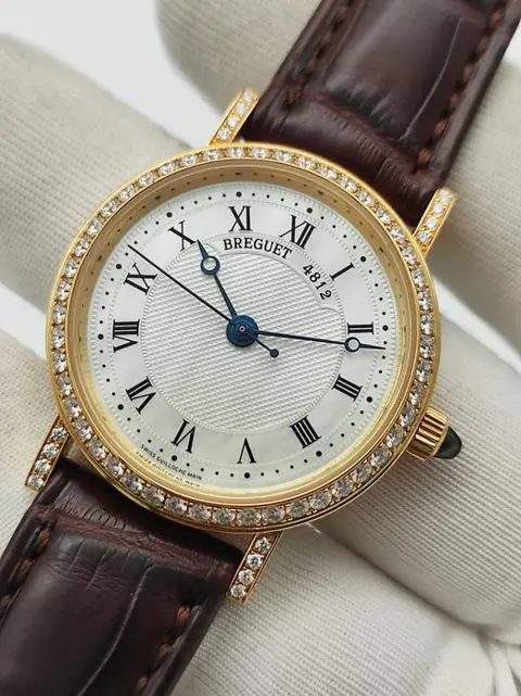 Breguet - Classique MOP Dial 1.09 cts. Diamond Bezel - 8068BA/52/964/DD00 - Dames - 2000-2010