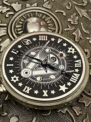 masonic and illuminati antique pocket watch Calibre 532 - Heren - 1901-1949
