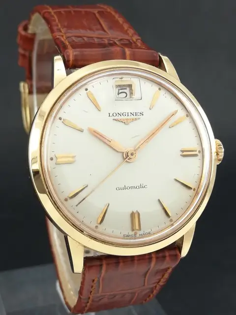 Longines - 18k Gold Automatic Date - Cal. 29L - Heren - 1960-1969