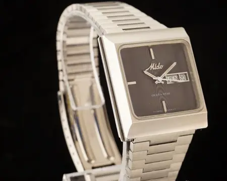 Mido - Ocean Star Square Case - Heren - 1980-1989