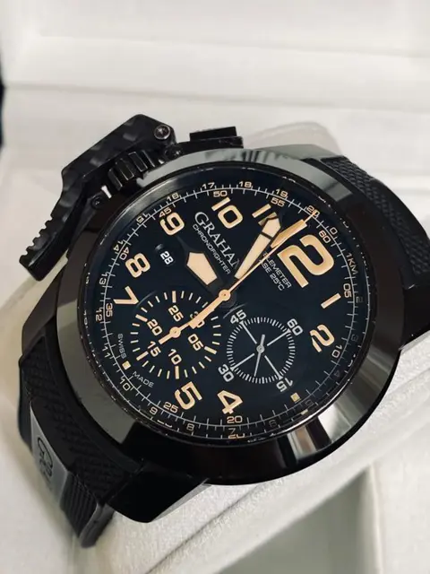 Graham - Chronofighter Black Sahara - Full Set - Reference NM-2CCAU-0 - Heren - 2011-heden
