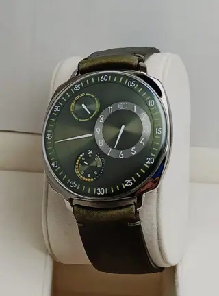 Ressence - Type 1 Squared X Green Slim Limited Edition - Heren - 2011-heden