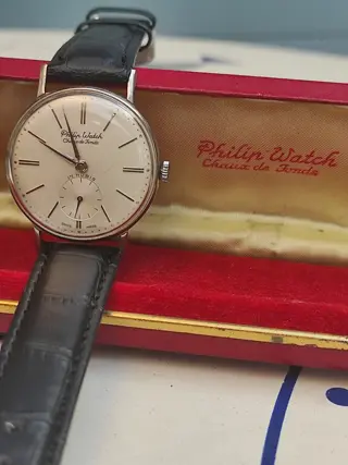 Philip Watch - Chaux de Fonds - calibro 50 - completo di scatola - Heren - 1960-1969