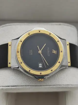 Hublot - Classic MDM Large Gold/Steel - 1521.2 - Heren - 1990-1999