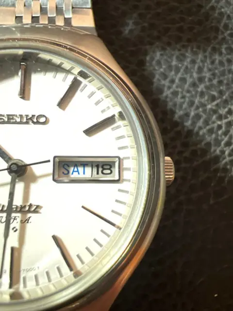 Seiko - VFA White Dial - 3823-7001 - Unisex - 1970-1979