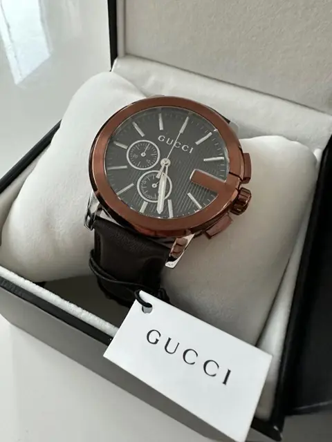 Gucci - Chronograph G-Chrono XL Rose Gold - YA101202 - Heren - 2011-heden
