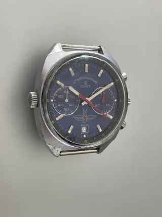 Poljot International - Sturmanskie Chronograph Aviator Valjoux 3133 - Heren - 1980-1989