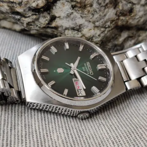 Seiko - Quartz "QZ" Green Dial - 0923-8020 - Heren - 1970-1979