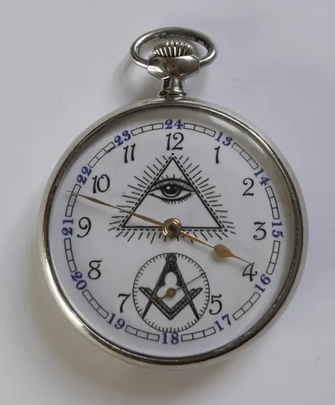 Alpina - "Steel Masonic" - Pocket watchNO RESERVE PRICE - Unisex - 1901-1949