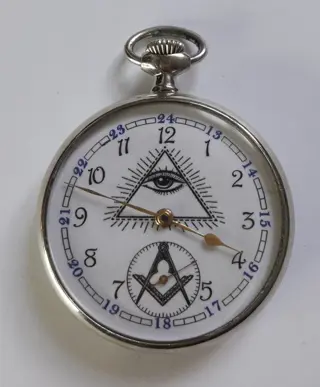 Alpina - "Steel Masonic" - Pocket watchNO RESERVE PRICE - Unisex - 1901-1949