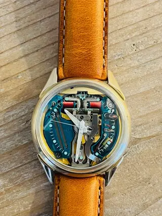 Bulova - Accutron Spaceview / M9 / fancy lugs - G50770 - Heren - 1960-1969