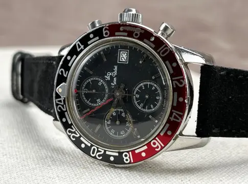 Lucien Rochat - Vintage Chronograph GMT date - Valjoux 7750 - Heren - 1990-1999