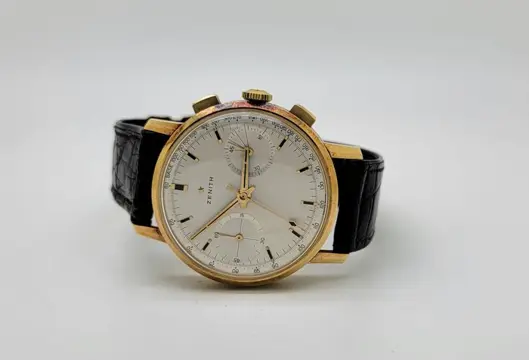 Zenith - Vintage Chronograph 146DP - 18K Yellow Gold - Heren - 1960-1969
