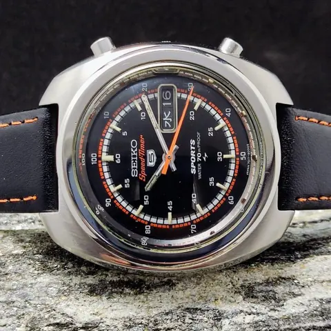 Seiko - Speed-Timer Chronograph Flyback - 7017-8000 - Heren - 1970-1979