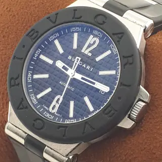 Bulgari - Diagono - Ref: DG 40 SV - Heren - 2000-2010