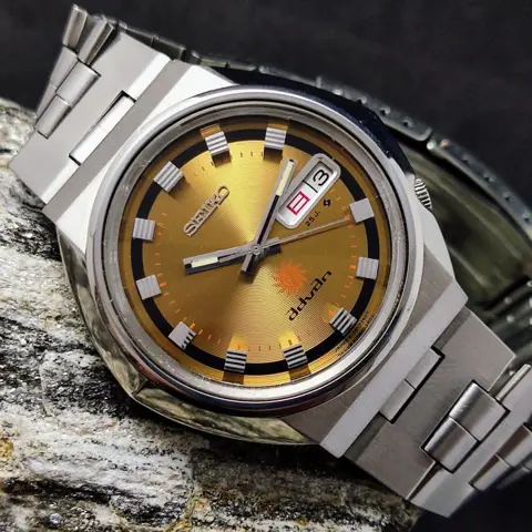 Seiko - Advan Sun dial Astmmetrical “No Reserve Price” - 6106-7570 - Heren - 1970-1979