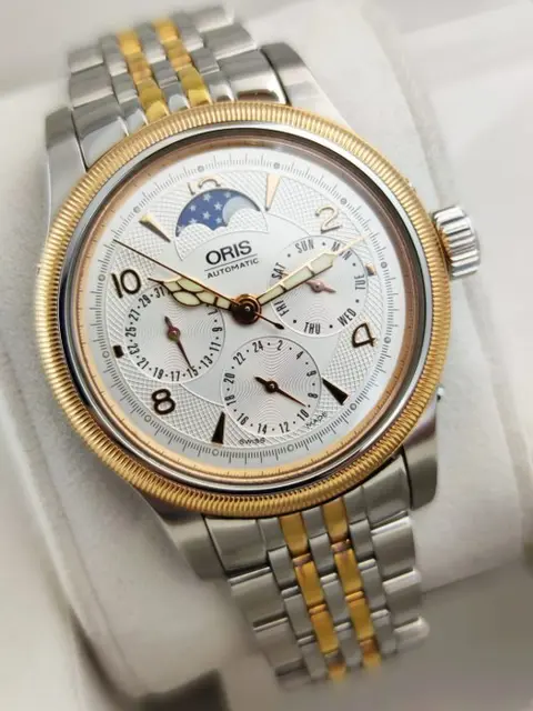 Oris - Big Crown Moon Phase - 7566 - Heren - 2000-2010