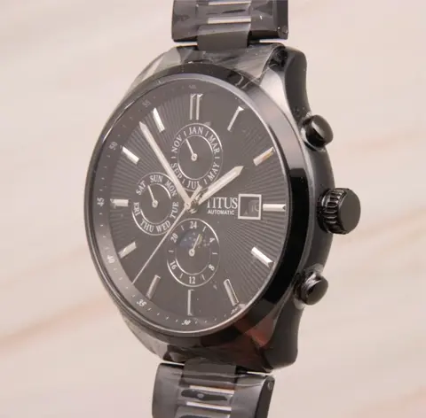 Titus - Black-Black Perpetual Calendar - W06-0302-003 - Heren - 2011-heden