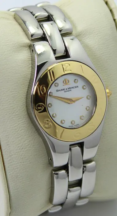 Baume & Mercier - "NO RESERVE PRICE" Linea 18kt Gold & Diamond - 65497 - Dames - 2011-heden
