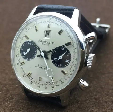 Chronographe Suisse - Jumbo-Panda-Cal.Landeron 189 - Heren - 1960-1969