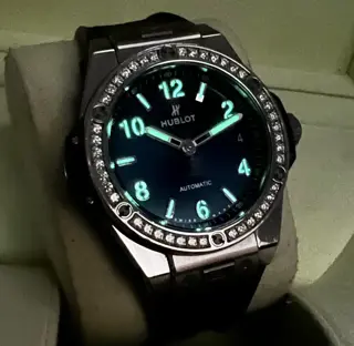 Hublot - Big Bang Automatic Diamond Blue Dial Unico - 465.SX.7170.LR.1204 - Unisex - 2011-heden