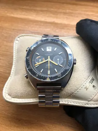 Heuer - orange boy - 11630 - Heren - 1970-1979