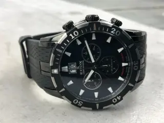 Edox - Grand Ocean Chronograph - 10022 - Heren - 2011-heden