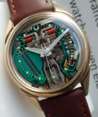Bulova - Accutron Spaceview M6 214-Révisée-NO RESERVE PRICE - Heren - 1966
