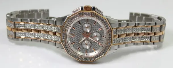 Bulova - Octava Gold Plated Crystal - 98C133 - Heren - 2011-heden