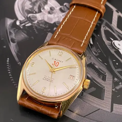 Cauny - 30 Rubis Calendário Automatic - 28-1706 - Heren - 1950-1959