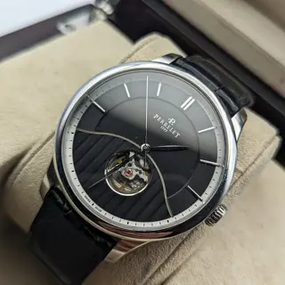 Perrelet - First Class Open Heart Black - "NO RESERVE PRICE" - A1087/A - Heren - 2011-heden