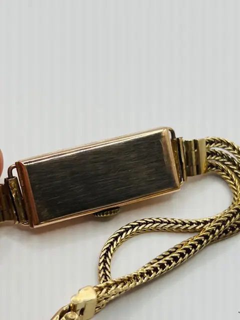 1940 S Brıtısh9 Carat Full Gold Ladies Watch - Dames - 1901-1949