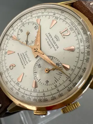 Pryngeps - 18K GOLD Chronograph - Heren - 1960-1969