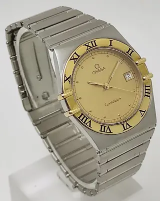 Omega - Constellation 18K Gold Bezel - 396.1070 - Heren - 2000-2010