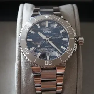 Oris - Aquis Date Upcycle - 01 733 7766 4150-Set - Heren - 2011-heden