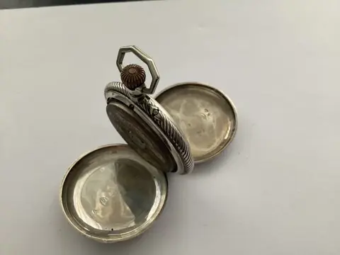 8 days pocket watch - Full Hunter - NO RESERVE PRICE - Heren - 1901-1949