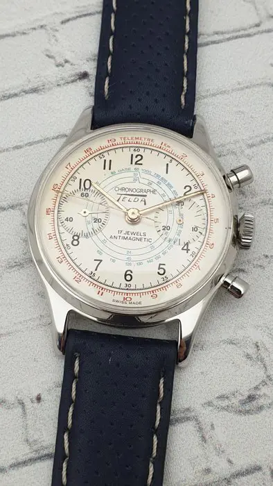Telda - Chronograph Cal. Venus-188 - Heren - 1970-1979