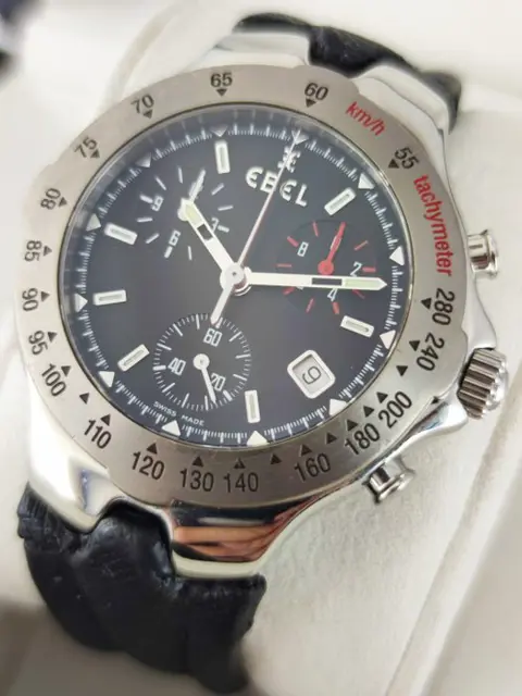 Ebel - Sportwave Raprapan Chronograph Tachymeter - E9251642 - Heren - 2000-2010
